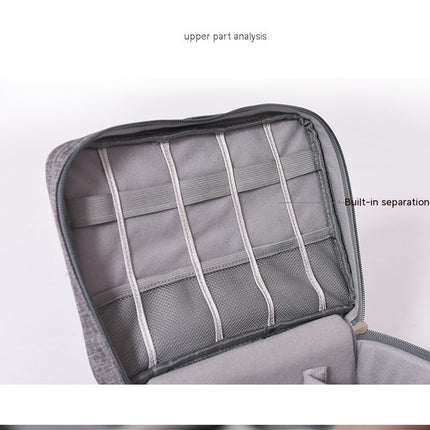 Portable Large Storage Case Electronics Organizer Travel Cable Organizer Bag