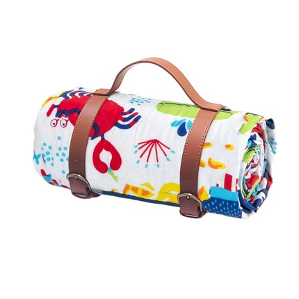 Extra Large Picnic Blanket Waterproof Camping Mat Cartoon Portable Outdoor Mat