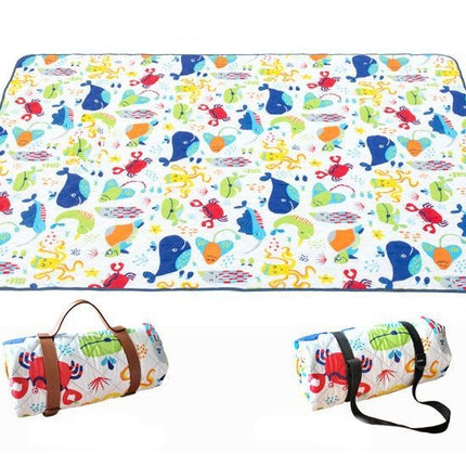 Extra Large Picnic Blanket Waterproof Camping Mat Cartoon Portable Outdoor Mat