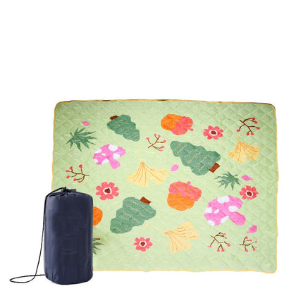 Picnic Outdoor Blankets Waterproof Extra Large - Beach Mat Sand Free Foldable with Carry Strap