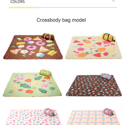 Picnic Outdoor Blankets Waterproof Extra Large - Beach Mat Sand Free Foldable with Carry Strap