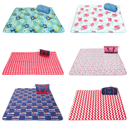 Picnic Outdoor Blankets Waterproof Extra Large - Beach Mat Sand Free Foldable with Carry Strap