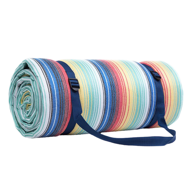 Picnic Outdoor Blankets Waterproof Large - Beach Mat Sand Free Foldable with Carry Strap