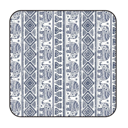 Ethnic Style Moisture-proof Mat Thickened Aluminum Film Lawn Camping Picnic Mat 1