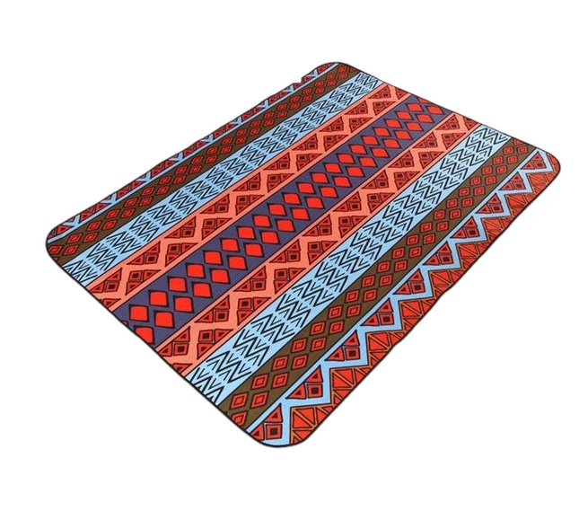 Large Waterproof Picnic Blanket Ethnic Style Moisture-proof Camping Mat