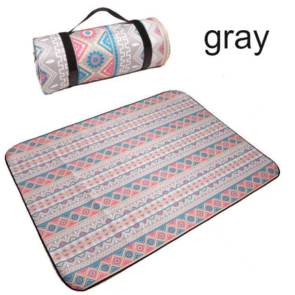 Ethnic Style Large Picnic Blanket Outdoor Waterproof Camping Mat Beach Mat