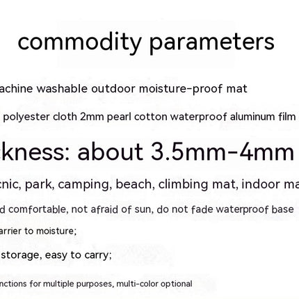 Ethnic Style Large Picnic Blanket Outdoor Waterproof Camping Mat Beach Mat