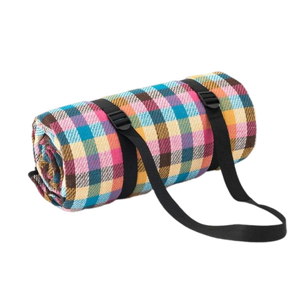 Large Plaid Picnic Blanket Waterproof Camping Mat Portable Outdoor Beach Mat