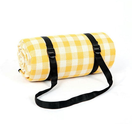 Large Plaid Picnic Blanket Waterproof Camping Mat Portable Outdoor Beach Mat
