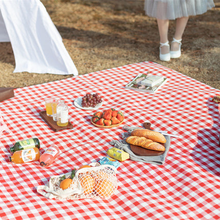 Large Plaid Picnic Blanket Waterproof Camping Mat Portable Outdoor Beach Mat
