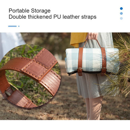 Extra Large Picnic Blanket Waterproof Camping Plaid Mat Portable Outdoor Picnic Mat