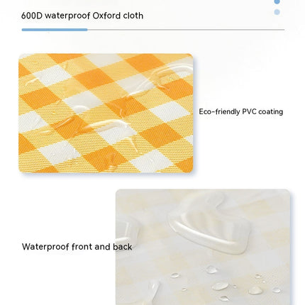 Extra Large Picnic Blanket Waterproof Camping Plaid Mat Outdoor Portable Picnic Mat Model B
