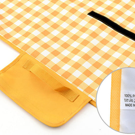 Extra Large Picnic Blanket Waterproof Camping Plaid Mat Outdoor Portable Picnic Mat Model B