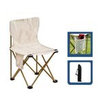 White folding chair