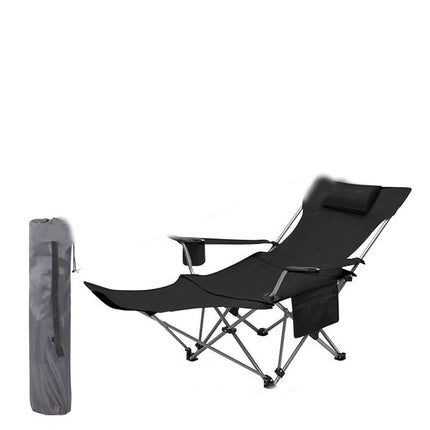 Camping Lounge Chair, Portable Reclining Camping Chair, Folding Camping Chair Mesh Recliner