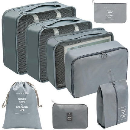 Travel Luggage Organizers Set Waterproof Suitcase Organizer Bags