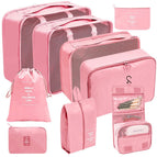 Washing and Rinsing Digital Nine Piece Set Pink