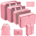 Digital Bag Eight Piece Set Pink