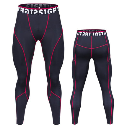 Oversized men's compression pants, men's workout pants and compression leggings