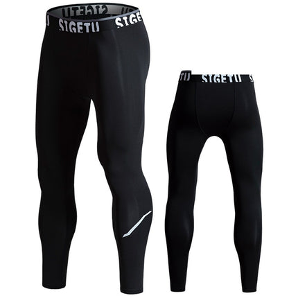 Oversized men's compression pants, men's workout pants and compression leggings