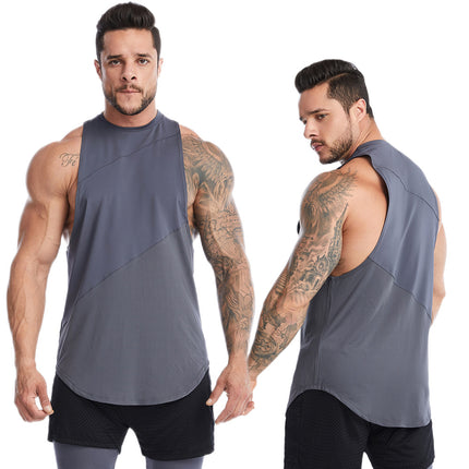 Men's Workout Tank Top Fitness Exercise Sleeveless Top Gym Training Bodybuilding Tank Top