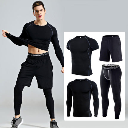 Men's Thermal Underwear Sets Winter Gear Men's Base Layers Long Pants Quick Dry Tights