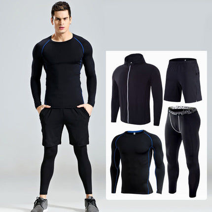 Men's Thermal Underwear Sets Winter Gear Men's Base Layers Long Pants Quick Dry Tights 1