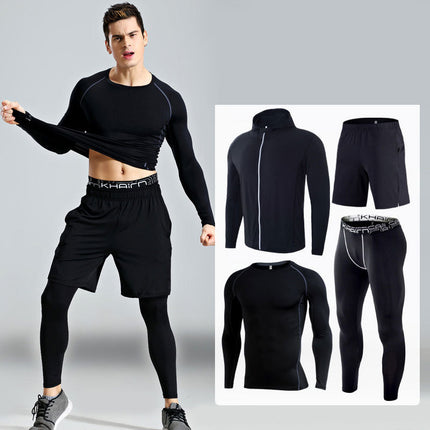 Men's Thermal Underwear Sets Winter Gear Men's Base Layers Long Pants Quick Dry Tights 1
