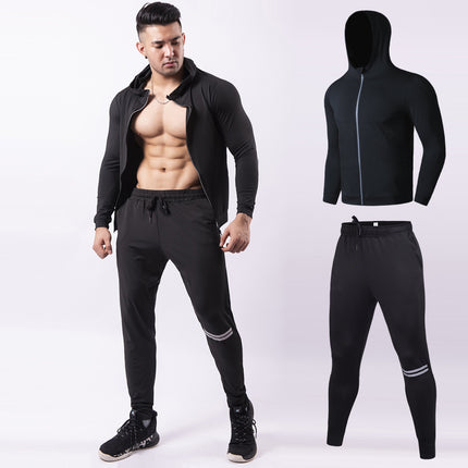 Men's Thermal Underwear 3 Piece Basic Thermal Long Pants Long Sleeve Short Sleeve Hunting Gear Set  1