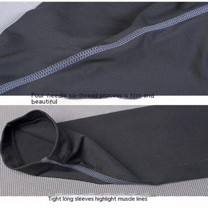 Men's Thermal Underwear 3 Piece Basic Thermal Long Pants Long Sleeve Short Sleeve Hunting Gear Set  1