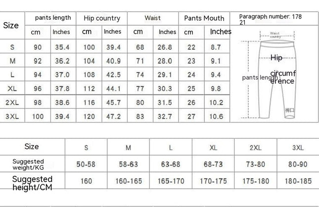 Men's Compression Pants Workout Athletic Leggings Running Gym Tights with Pockets