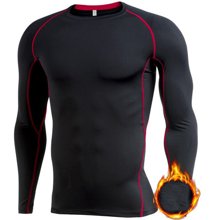 Mens Base Layers Tops, Long Sleeve Gym Running Top Workout Shirts for Men Longsleeve