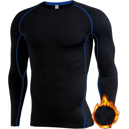 Mens Base Layers Tops, Long Sleeve Gym Running Top Workout Shirts for Men Longsleeve