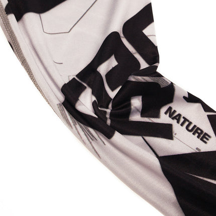 Men' Digital Printing Tights Stretch Fitness Sports T-Shirt Quick-Drying Shirt Long Sleeve Top