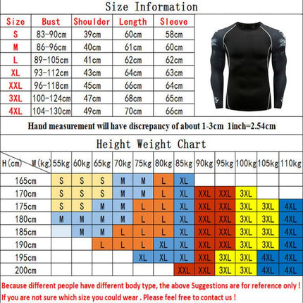 Men's Gym Tights Training Clothes Workout Jogging Sports Set Running Rashguard Tracksuit