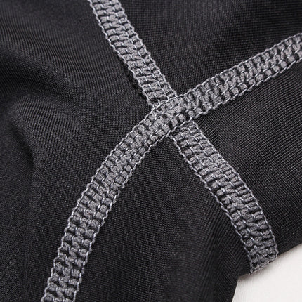 Mens Workout Compression Set Pants and Long Sleeve Shirts Winter Warm Thermal Base Layer Set