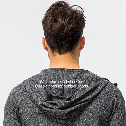 Men's  Sun Protection Full Zip Hoodie Lightweight Jacket Outdoors Fishing Hiking Shirt
