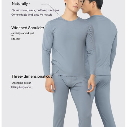 Men's Thermal Underwear Set Winter Warm Base Layers Thermal Top and Bottom Long Johns Set