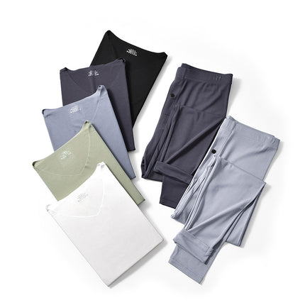 Men's Thermal Underwear Set, Winter Hunting Gear , Base Layer Top & Bottom for Cold Weather