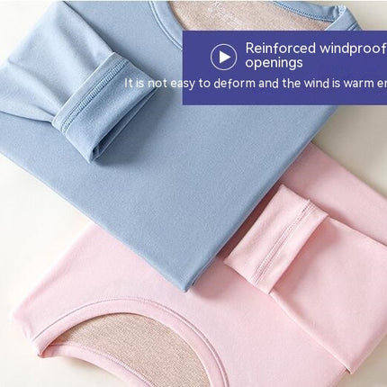Men's Plus Size Underwear Sets - Thickened De Fleece Thermal Autumn Clothes and Pants Sets