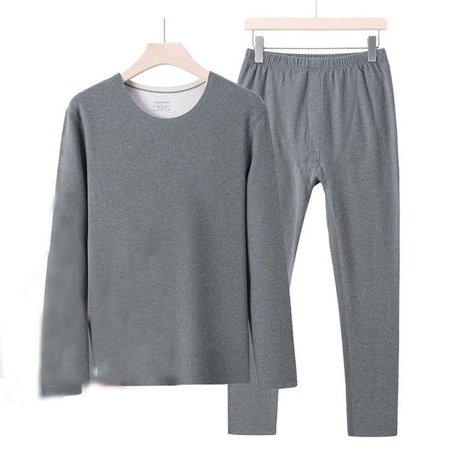 Men's Long Pants Thermal Underwear Soft Fleece Lined Base Layer Cold Weather Top and Bottom Set
