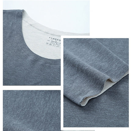 Men's Long Pants Thermal Underwear Soft Fleece Lined Base Layer Cold Weather Top and Bottom Set