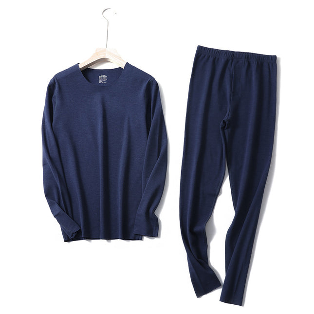 Men's Thermal Underwear Sets - Top and Pants with De Fleece Thermal Heat Protection Bottom Sets