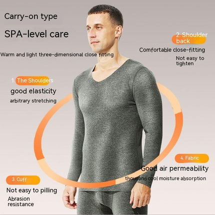 Men's Thickened Thermal Underwear Set Extreme Cold Weather Basic Thermal Underwear
