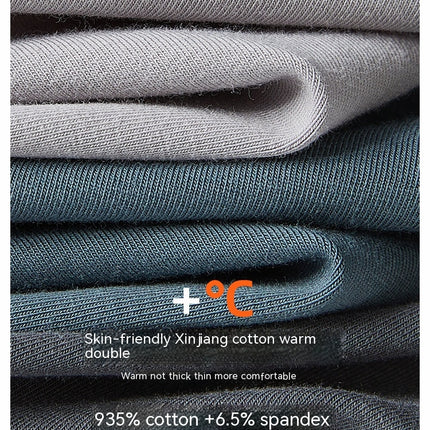 Men's Thermal Underwear Set - Cotton Long Sleeve Long Pants - Winter Warm Hunting Gear