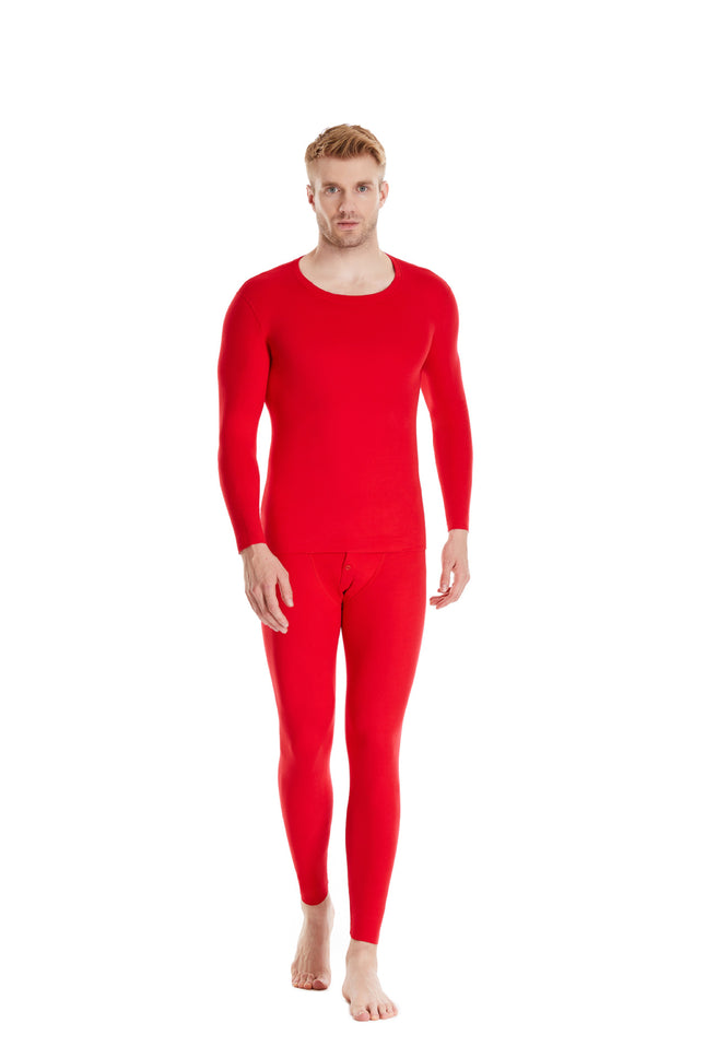 Mens Thermal Underwear Set Winter Base Layer Top & Bottom Ultra Soft Long Johns Pant Sets