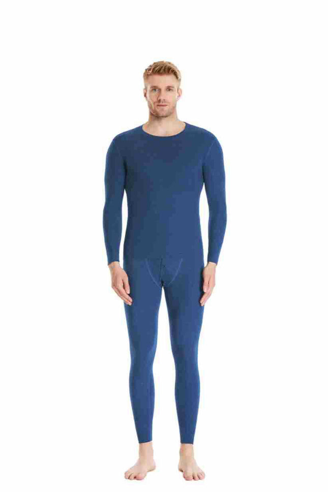 Mens Thermal Underwear Set Winter Base Layer Top & Bottom Ultra Soft Long Johns Pant Sets