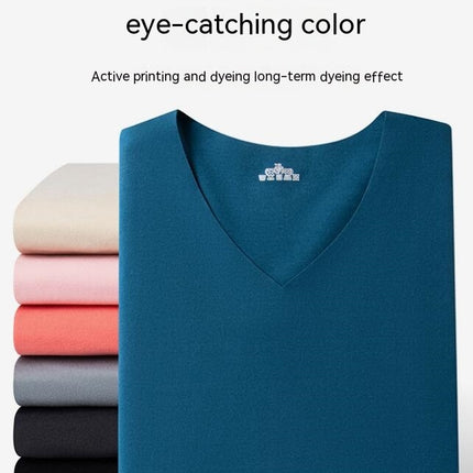 Men's sports thermal underwear, brushed fleece lined top and bottom compression winter bottoming set