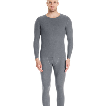 Men's Fall/Winter Thermal Underwear Set - 2 Piece Fleece Lined Thermal Underwear Set
