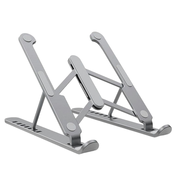 Aluminium Stand for Desk Foldable Laptop Riser Mount, Ergonomic Computer Notebook Stand